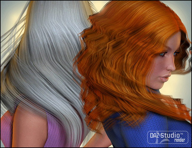 Cara Hair Textures by: , 3D Models by Daz 3D