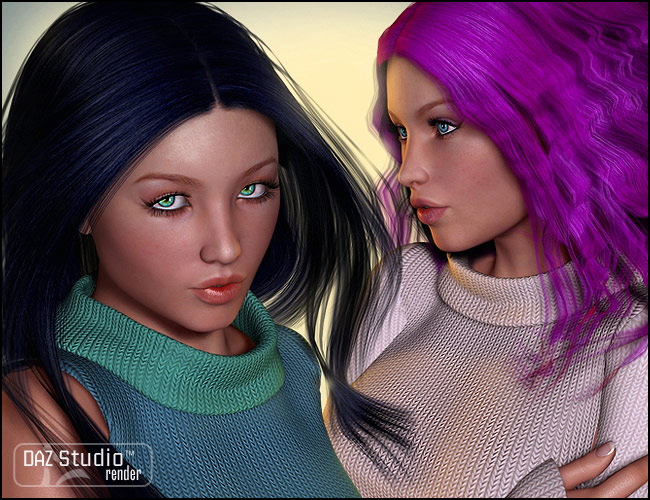 Cara Hair Textures Cara Hair Textures by: , 3D Models by Daz 3D