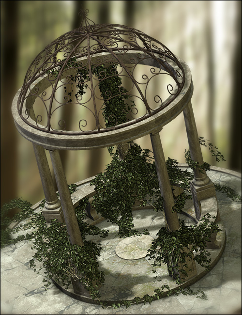 Forsaken: Secret Garden Rotunda by: ForbiddenWhispersFWDesign, 3D Models by Daz 3D