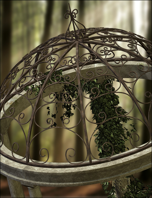 Forsaken: Secret Garden Rotunda by: ForbiddenWhispersFWDesign, 3D Models by Daz 3D