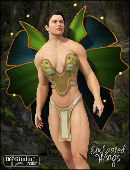 Enchanted Wings Enchanted Wings by: Ravenhair, 3D Models by Daz 3D