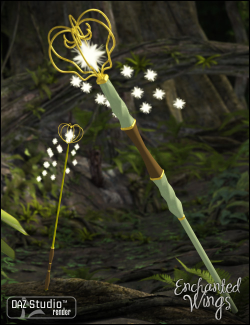 Enchanted Wings Enchanted Wings by: Ravenhair, 3D Models by Daz 3D