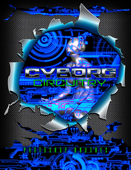 Ron's Cyborg Circuitry by: deviney, 3D Models by Daz 3D