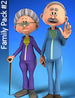 Toon Generations Family Pack 2 Toon Generations Family Pack 2 by: 3D Universe, 3D Models by Daz 3D
