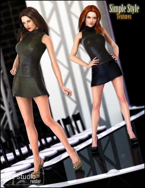 Simple Style Textures by: Sarsa, 3D Models by Daz 3D