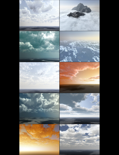 Bryce Pro Cloudscapes 6 - Example Two by: David Brinnen, 3D Models by Daz 3D