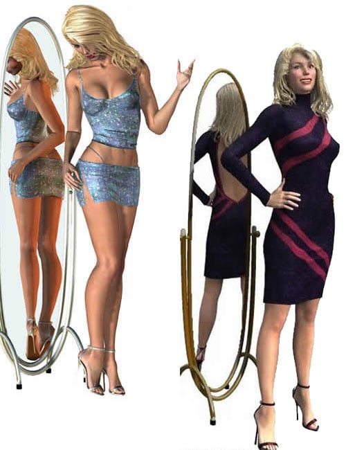 Glamorous Resort Collection for Glamorous Vicki by: MABJim Burton, 3D Models by Daz 3D