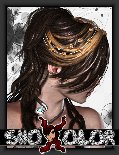 ShoXoloR for Melody Hair by: Shox-Design, 3D Models by Daz 3D