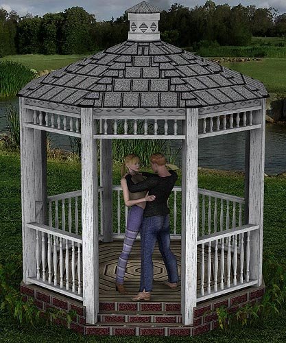 SS Garden Gazebo SS Garden Gazebo by: , 3D Models by Daz 3D