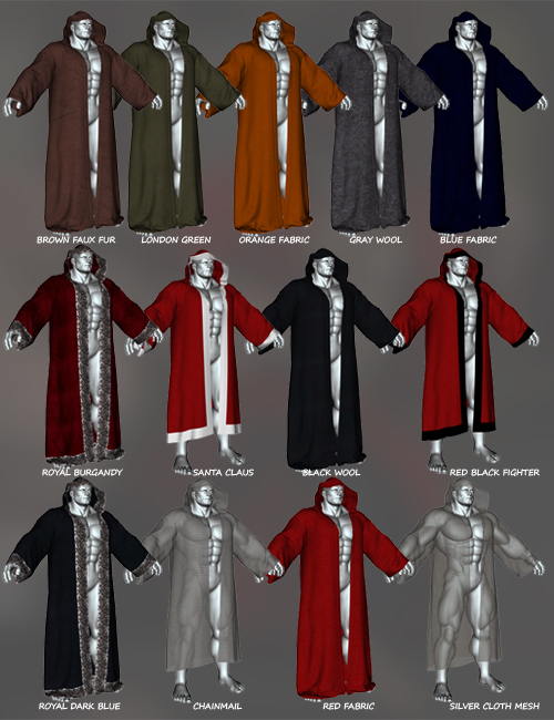 Dynamic Fantasy And Monster Robes Poser Bundle Daz 3d 