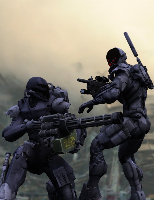 AR Wraith Marines AR Wraith Marines by: DzFireZeroDays, 3D Models by Daz 3D