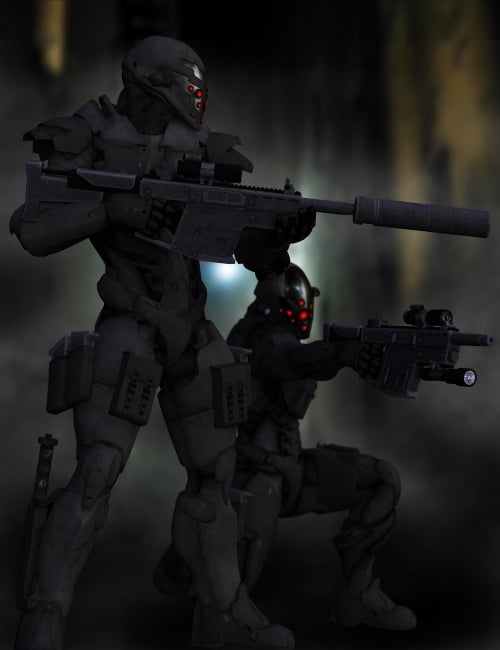 AR Wraith Marines AR Wraith Marines by: DzFireZeroDays, 3D Models by Daz 3D