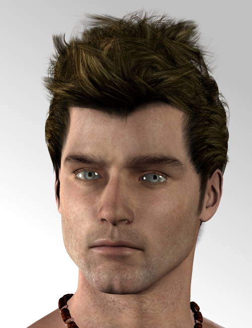 Keevan Hair Keevan Hair by: Neftis3D, 3D Models by Daz 3D