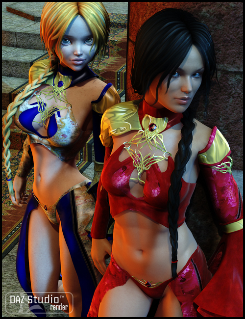 Eweyai V4 Unimesh Fits by: Ravenhair, 3D Models by Daz 3D