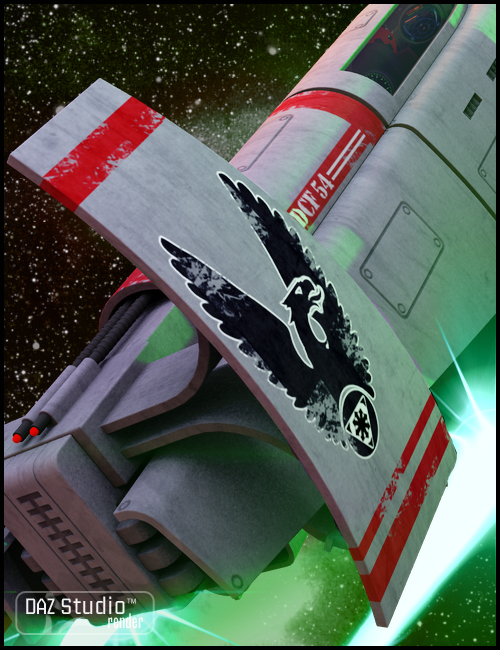 Destructor Space Fighter by: , 3D Models by Daz 3D