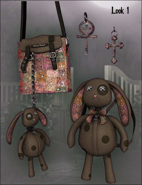 Quilted Bunny Dazed by: Sarsa, 3D Models by Daz 3D