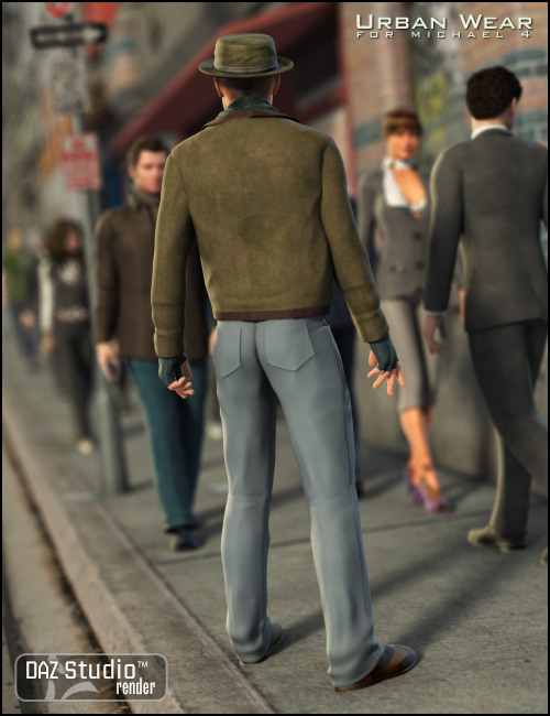 Urban Wear for M4 Urban Wear for M4 by: Ravenhair, 3D Models by Daz 3D