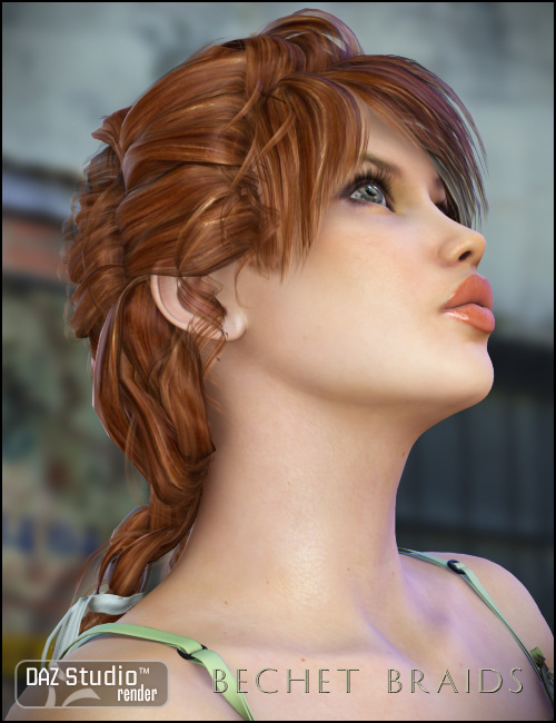 Bechet Braids Bechet Braids by: goldtassel, 3D Models by Daz 3D