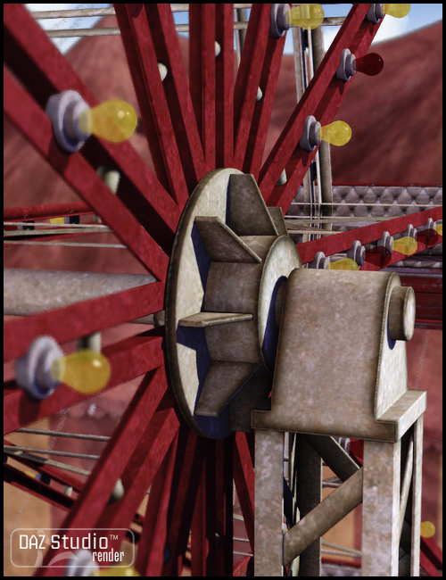Ferris Wheel by: Sarsa, 3D Models by Daz 3D
