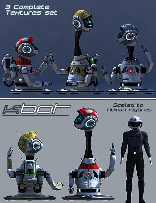 Kbot by: Kibarreto, 3D Models by Daz 3D