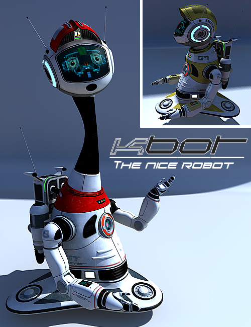 Kbot by: Kibarreto, 3D Models by Daz 3D