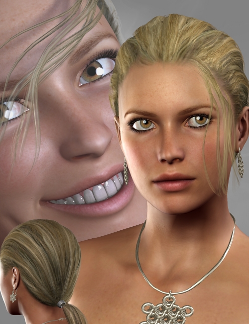 CasualSlick Hair by: Neftis3D, 3D Models by Daz 3D