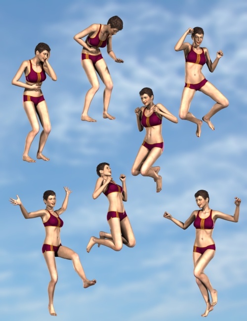Joie de Vivre Poses Joie de Vivre Poses by: blondie9999, 3D Models by Daz 3D