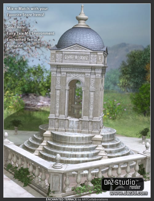 Enchanted Terrace by: ARTCollab, 3D Models by Daz 3D