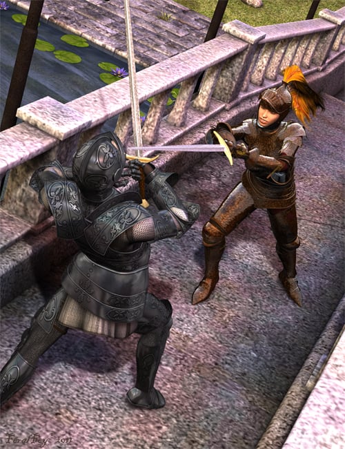In Her Defense In Her Defense by: FeralFey, 3D Models by Daz 3D