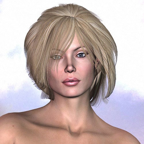 V3/SP Wild & Messy Conforming Haircut by: , 3D Models by Daz 3D