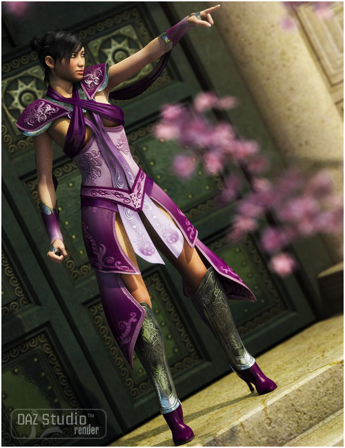 Shashala Sorcerine Outfit Shashala Sorcerine Outfit by: LesthatVal3dart, 3D Models by Daz 3D