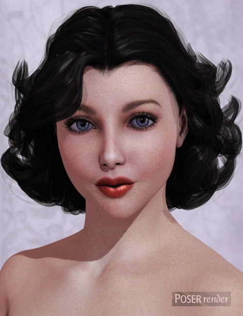 Harlow Hair by: AprilYSH, 3D Models by Daz 3D