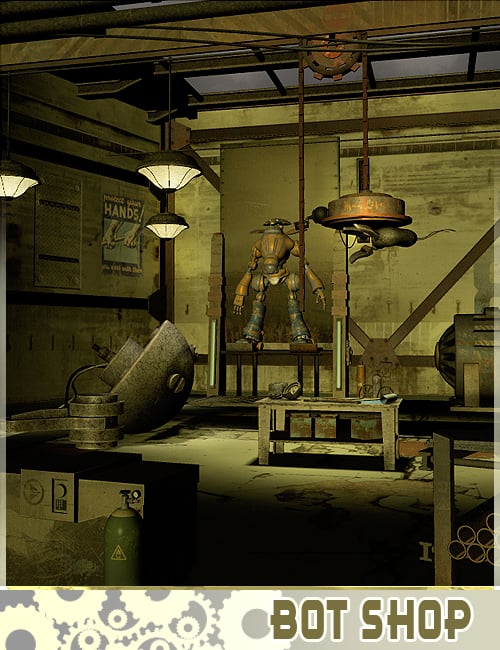 Bot Shop by: The AntFarm, 3D Models by Daz 3D