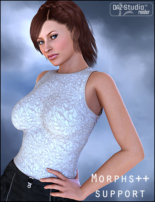B2Basics - Lara Outfit by: 4blueyes, 3D Models by Daz 3D