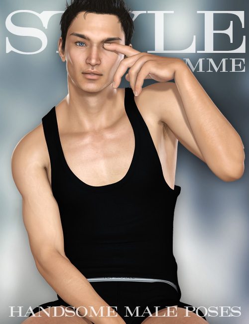 Editorial Style Homme M4 by: Raiya, 3D Models by Daz 3D