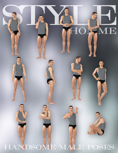 Editorial Style Homme M4 by: Raiya, 3D Models by Daz 3D