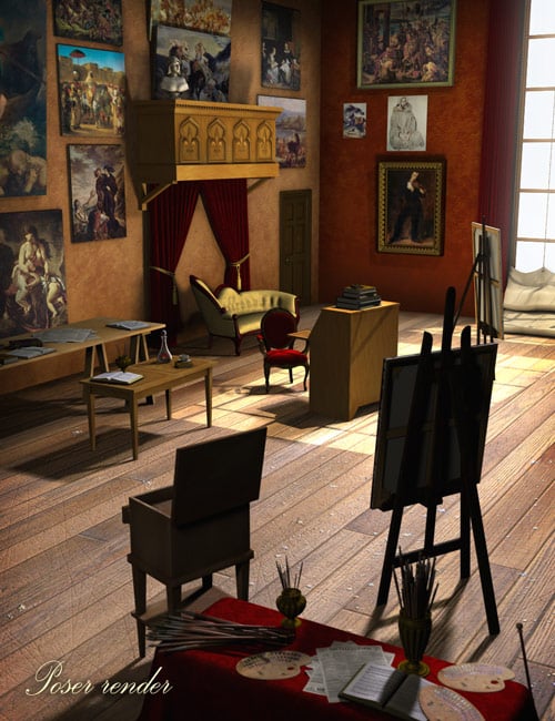 Studio Paris Studio Paris by: Age of Armour, 3D Models by Daz 3D
