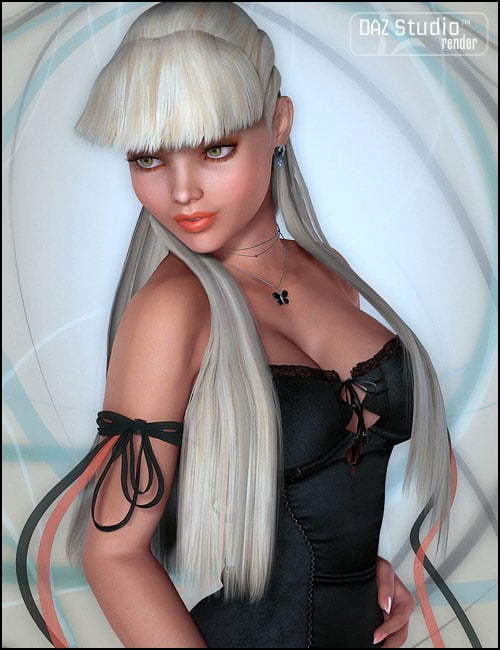 Stigian Princess Hair by: goldtasselLesthatVal3dart, 3D Models by Daz 3D