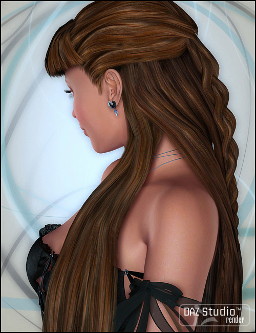 Stigian Princess Hair Stigian Princess Hair by: goldtasselLesthatVal3dart, 3D Models by Daz 3D