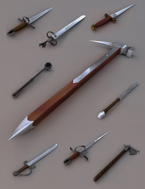 Real Weapons by: , 3D Models by Daz 3D