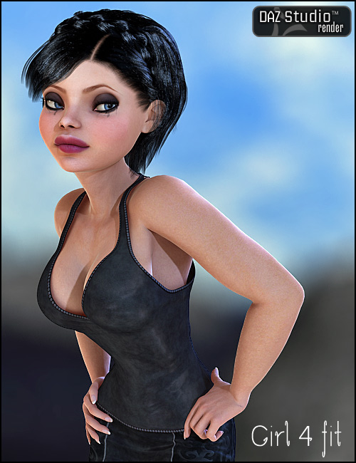 B2Basics - Sarah Outfit by: 4blueyes, 3D Models by Daz 3D