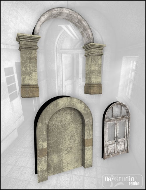 Parkside High Hallways by: Jack Tomalin, 3D Models by Daz 3D