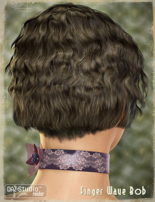 Finger Wave Bob Finger Wave Bob by: goldtassel, 3D Models by Daz 3D