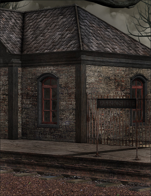 Vandalized Parkside Station Vandalized Parkside Station by: Sarsa, 3D Models by Daz 3D