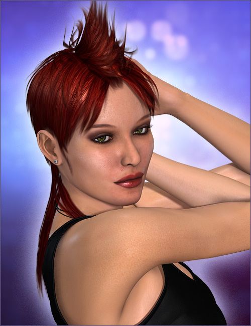 Chili Hair by: Valea, 3D Models by Daz 3D