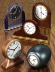 Desk Clocks by: blondie9999, 3D Models by Daz 3D