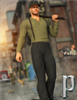 Working Man M4 Unimesh Fits by: Ravenhair, 3D Models by Daz 3D