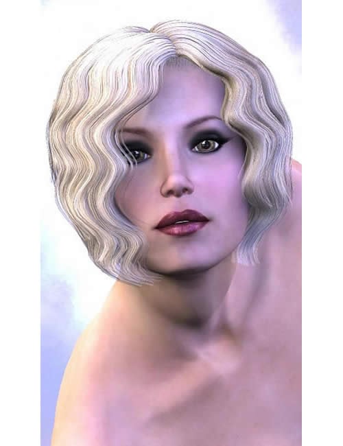 Razzle Dazzle: A V3 Historic Hairstyle by: , 3D Models by Daz 3D