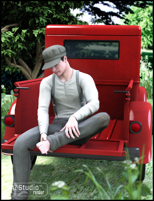 Pickup Truck 1930 Pickup Truck 1930 by: , 3D Models by Daz 3D