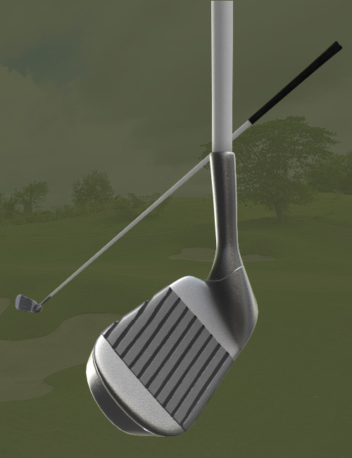 Golf Clubs by: Valandar, 3D Models by Daz 3D